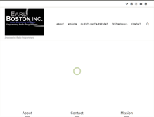 Tablet Screenshot of earlboston.com